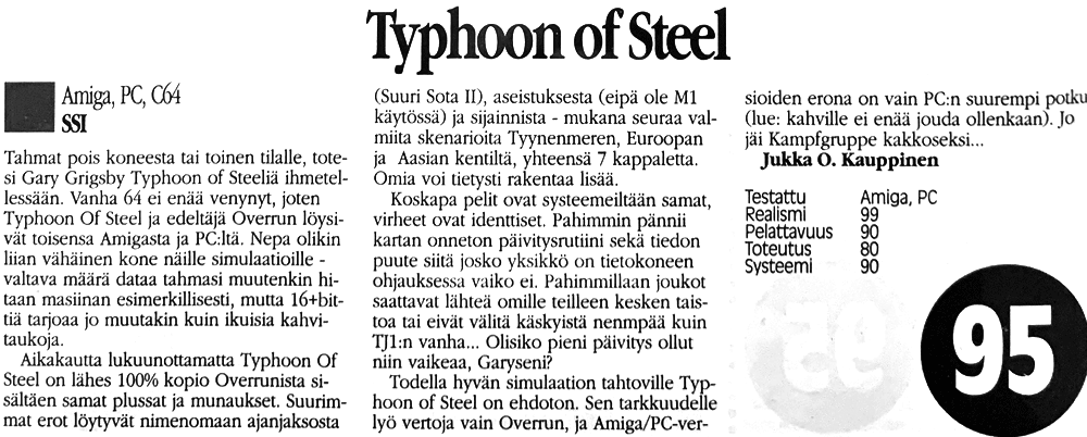 Typhoon of Steel